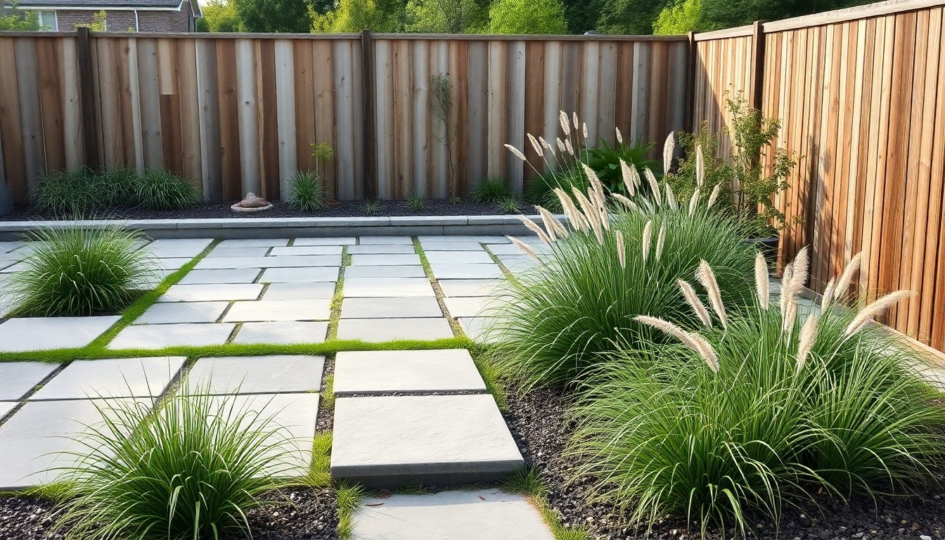 Nieuw aangelegde Nederlandse tuin met natuursteen-terras