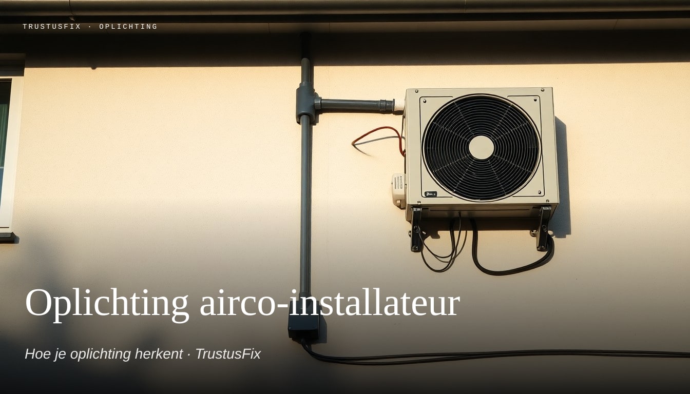 Oplichting bij airco — visuele weergave van patronen die wij zien in praktijk en meldingen