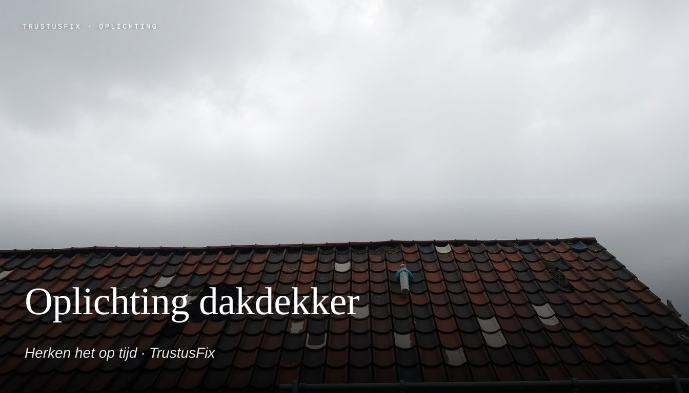 Oplichting bij dakdekker — visuele weergave van patronen die wij zien in praktijk en meldingen
