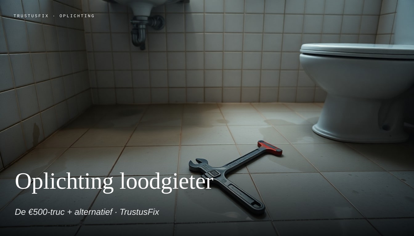 Oplichting bij loodgieter — visuele weergave van patronen die wij zien in praktijk en meldingen