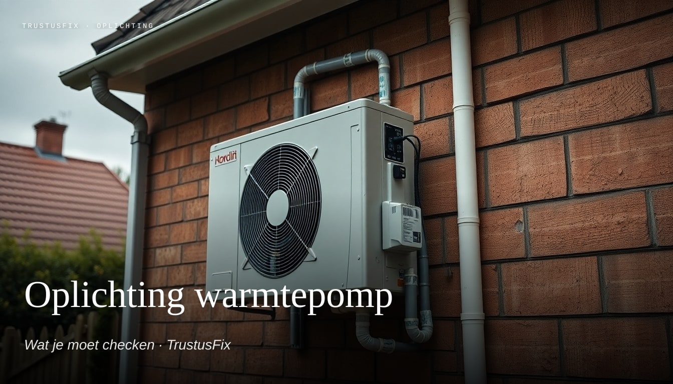 Oplichting bij warmtepomp — visuele weergave van patronen die wij zien in praktijk en meldingen